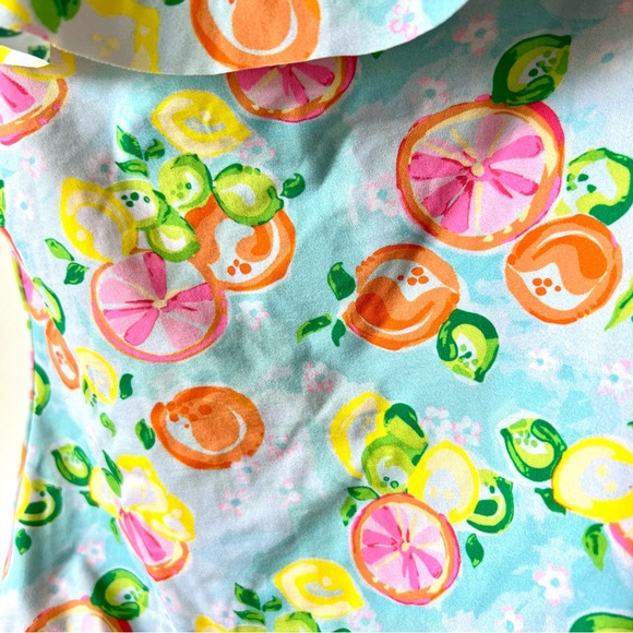 NWT HALEY and the HOUND Citrus Lemon One Shoulder Ruffled Bathing Suit—SZ. S - Picture 8 of 10